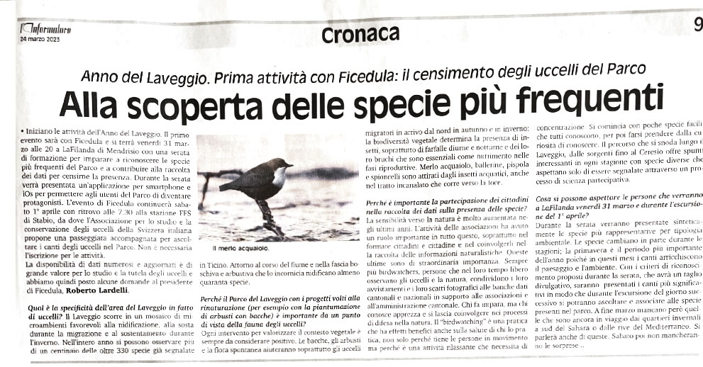 RassegnaStampa_La Regione-26.04.2022x